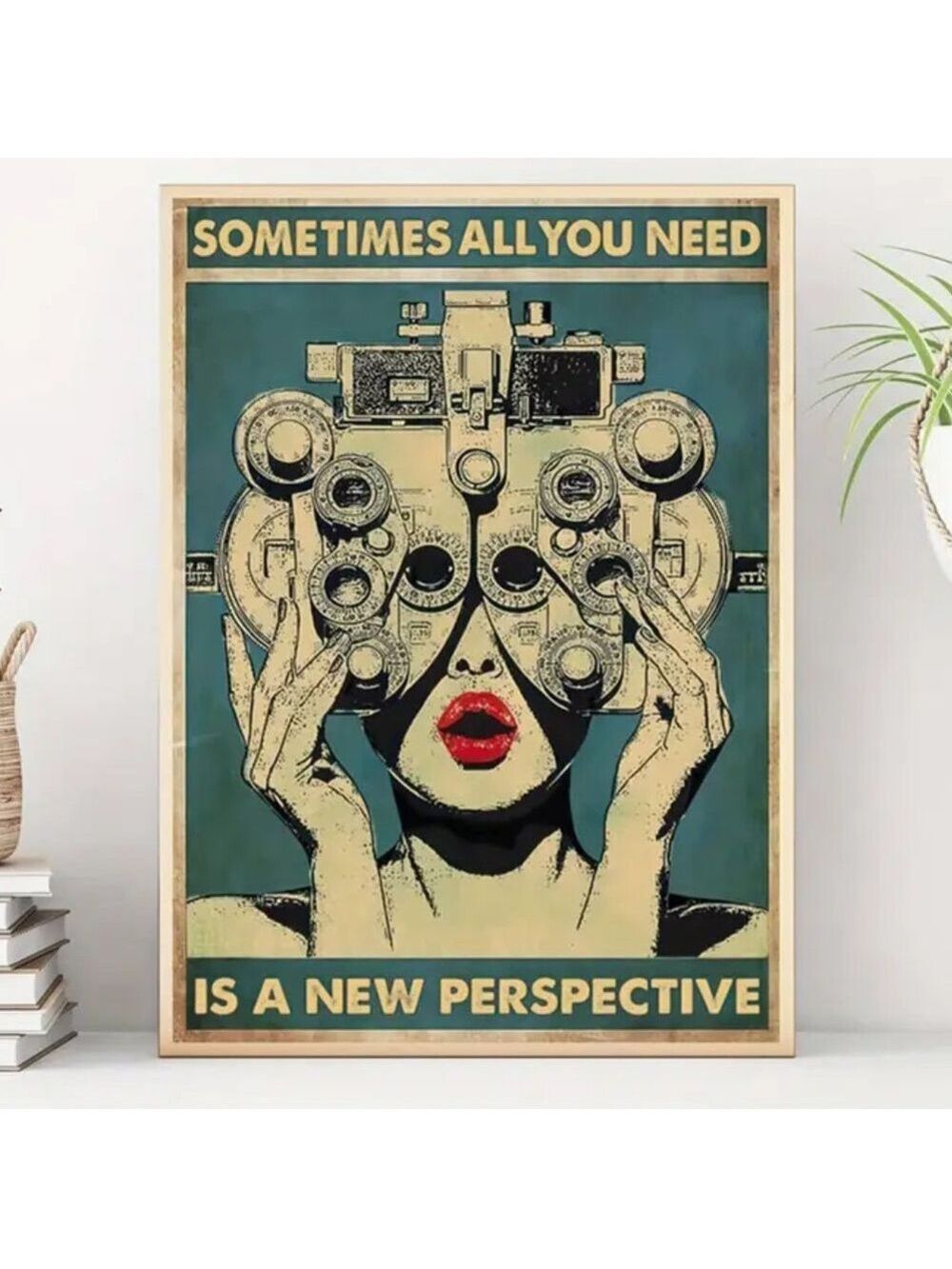 "New Perspective" Eye Exam Canvas Print - Inspirational Wall Art